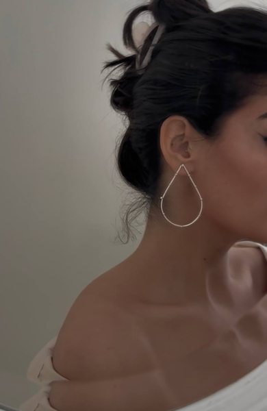 گوشواره نقره اشک هور