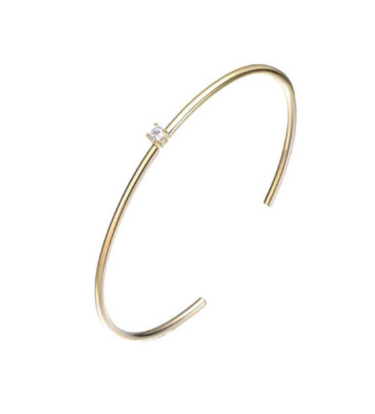 النگو نقره تک نگین