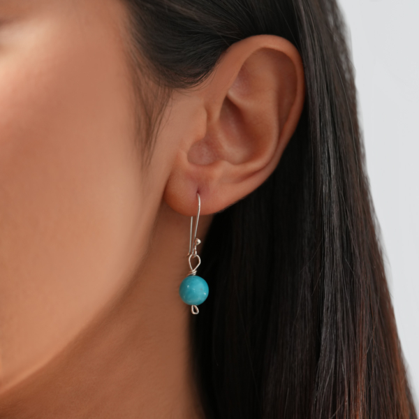 گوشواره نقره فیروزه نیشابور