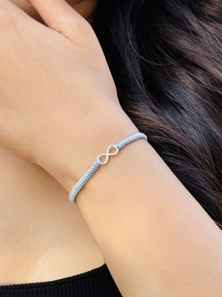 دستبند نقره بی نهایت