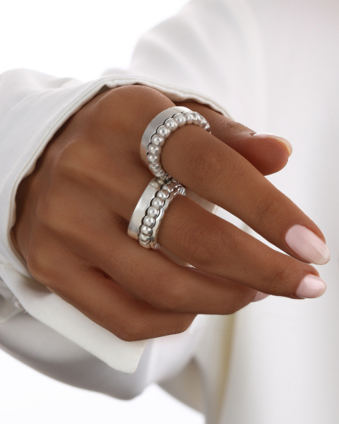 انگشتر نقره نیمه بهتر