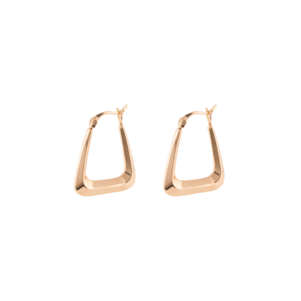 گوشواره طلا مدل ذوزنقه