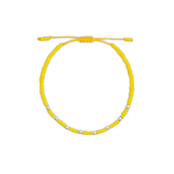 دستبند نقره گوی