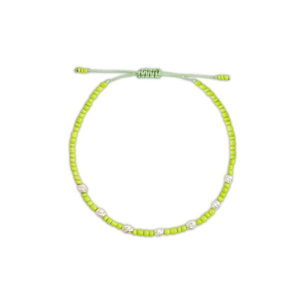 دستبند نقره گوی