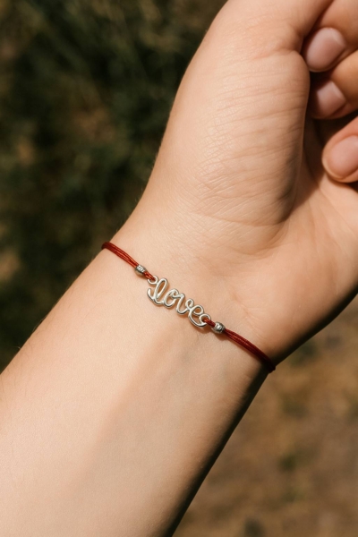 دستبند نقره LOVE