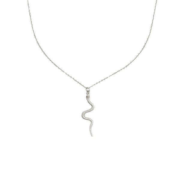 گردنبند نقره مار