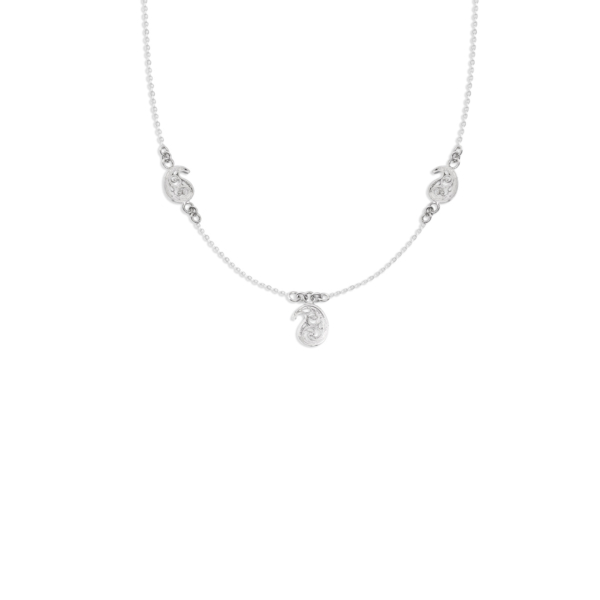 گردنبند نقره ماه نوش