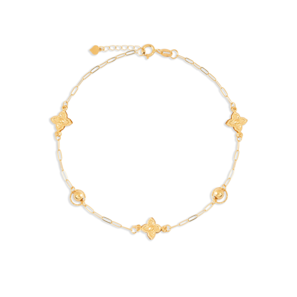 دستبند طلا ونکلیف و گوی