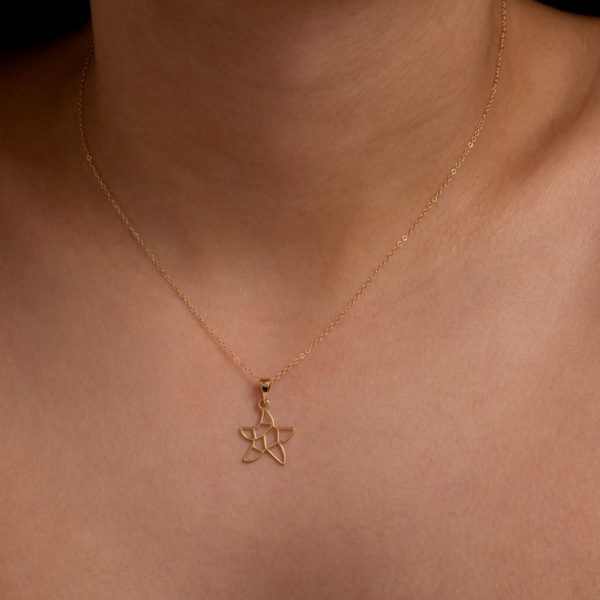 آویز طلا ستاره دریایی