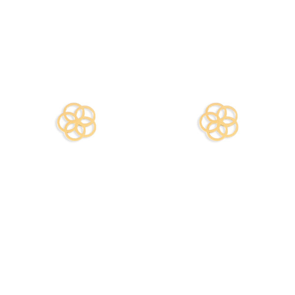 گوشواره گل پنج پر