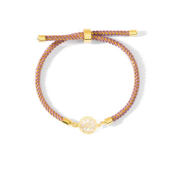 دستبند طلا اسلیمی کالباسی