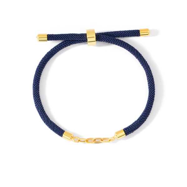 دستبند طلا حلقه سرمه ای 4