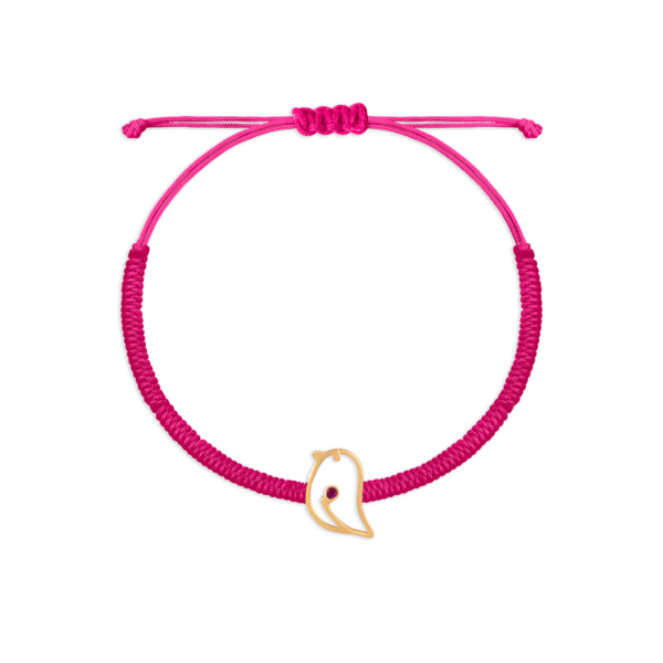 دستنبد طلا جوجه تک لونا