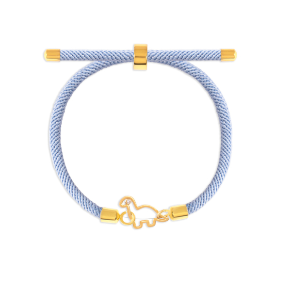 دستبند طلا دایناسور تک لونا