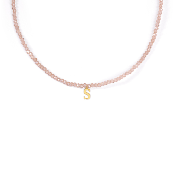 گردنبند طلا حرف S