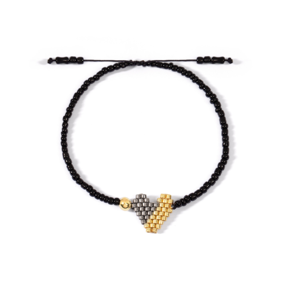 دستبند طلا میوکی قلب