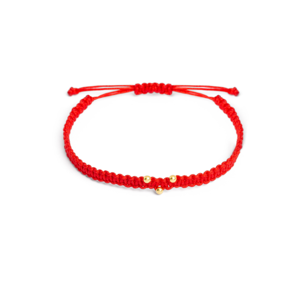 دستبند طلا سه گوی