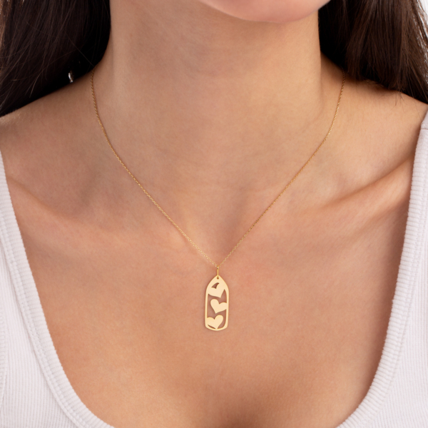 آویز طلا قلب