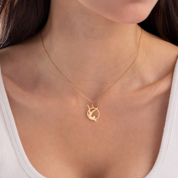 آویز طلا باز