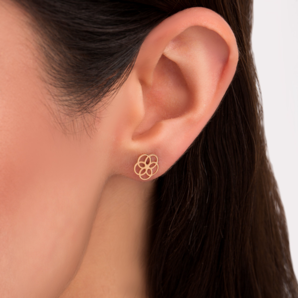 گوشواره گل پنج پر