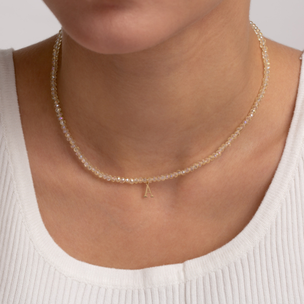 گردنبند طلا حرف A