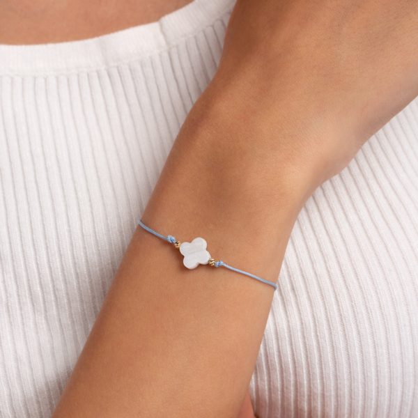 دستبند طلا ونکلیف آبی