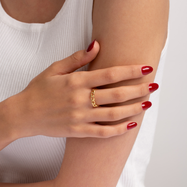 انگشتر طلا کارتیه ضربدری