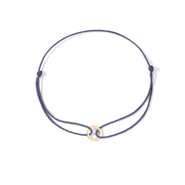 دستبند طلا تک دایره