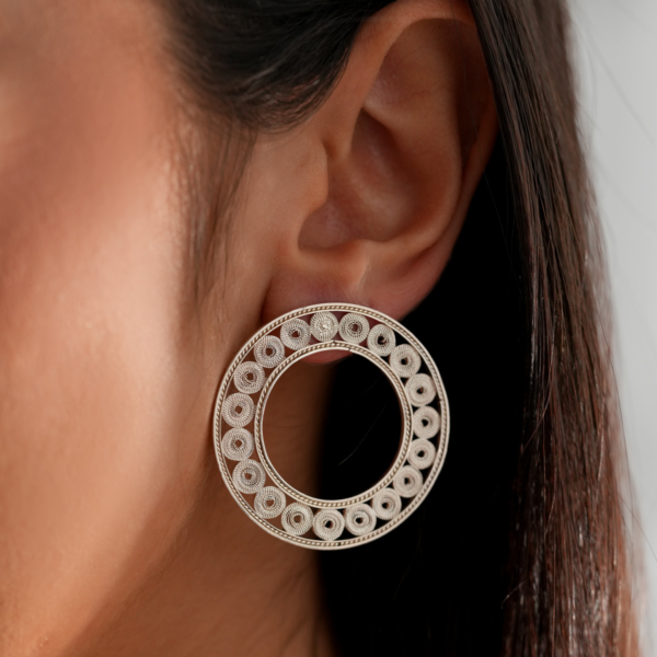 گوشواره تک لنگه بزرگ آریس