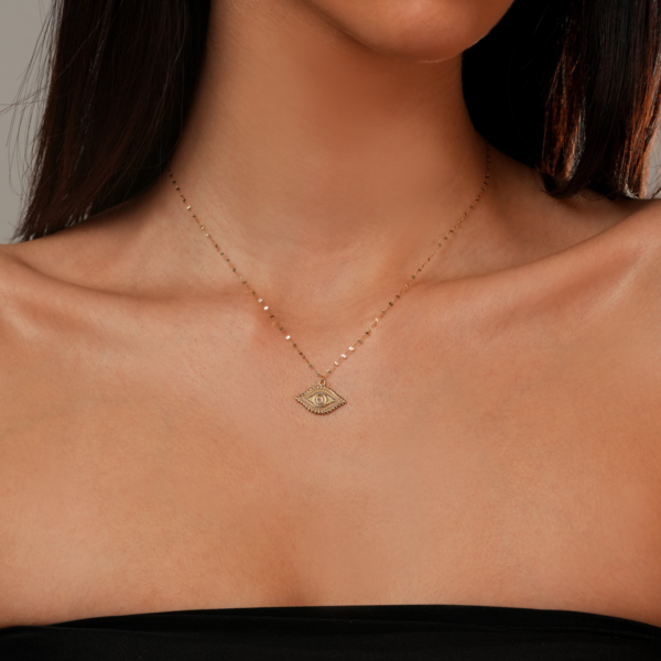 گردنبند طلا چشم