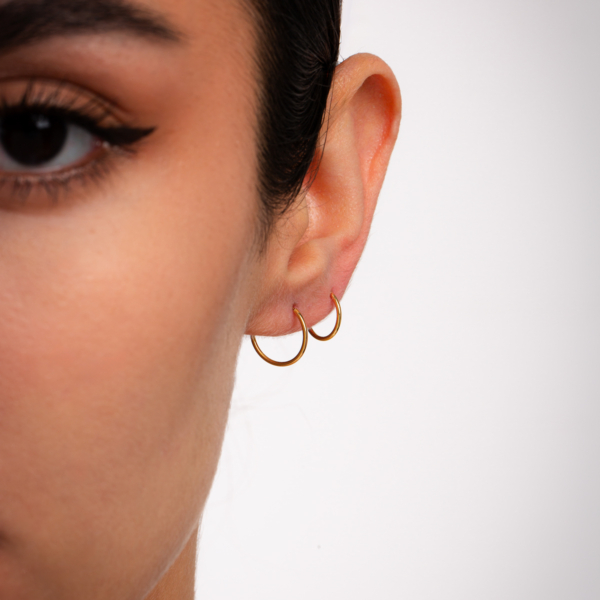 گوشواره طلا حلقه ای کوچک