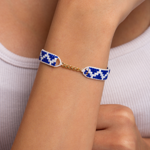 دستبند طلا کارتیه اسلیمی میوکی