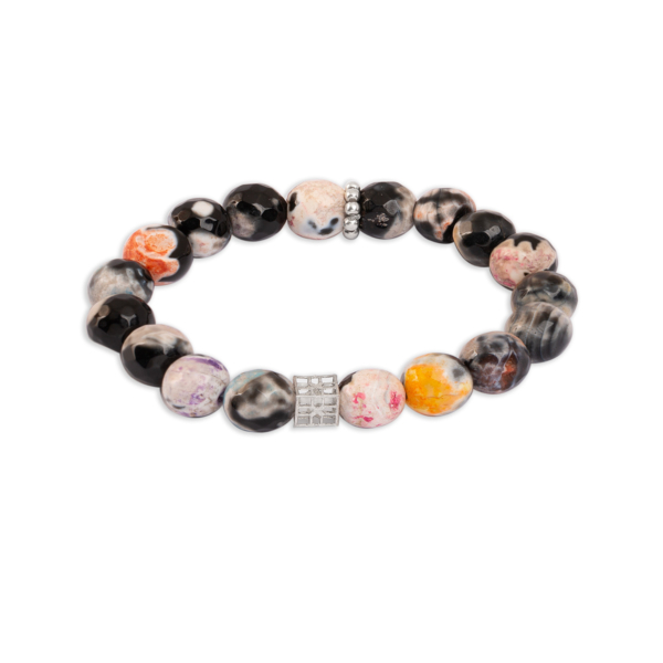 دستبند نقره عقیق برزیل