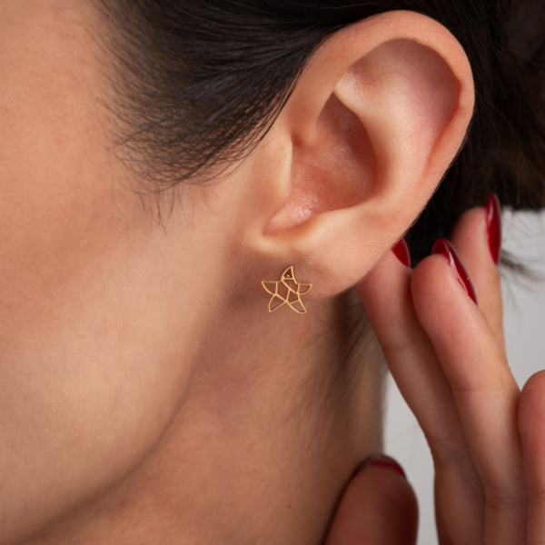 گوشواره طلا ستاره