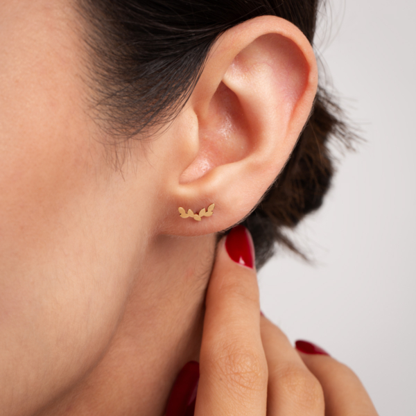 گوشواره طلا مدوسا