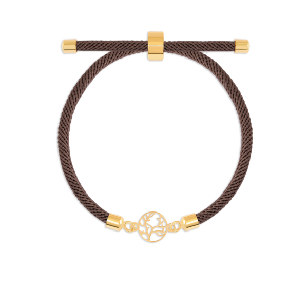 دستبند طلا دایره درخت