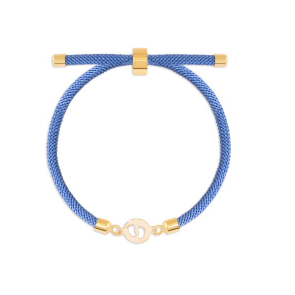 دستبند طلا دایره رد پا