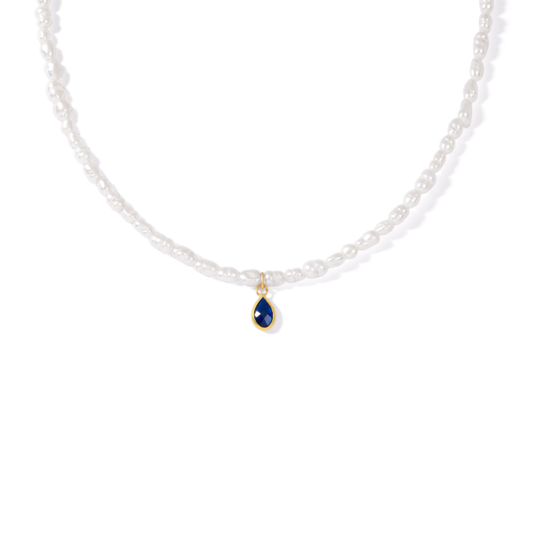 گردنبند طلا اشک آبی