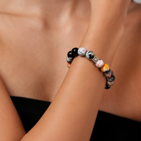 دستبند نقره عقیق برزیل