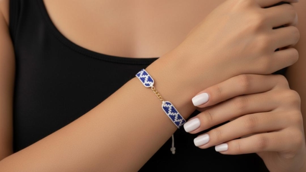 دستبند طلا کارتیه اسلیمی میوکی