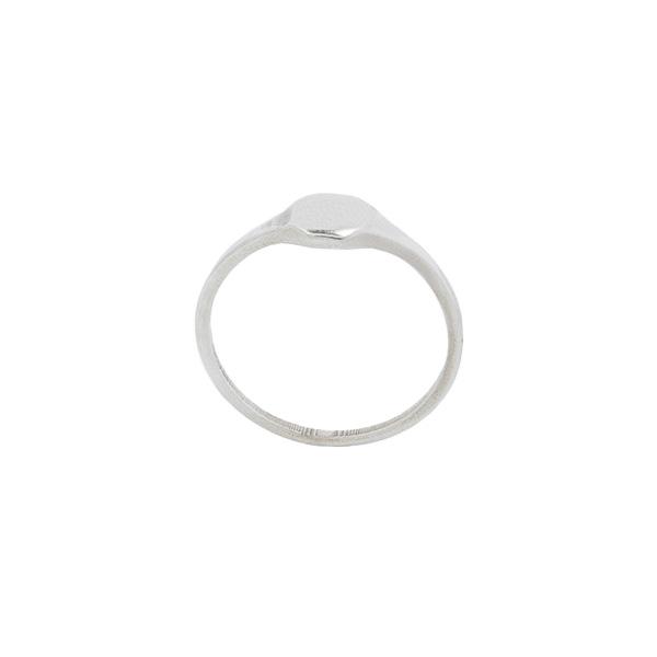 انگشتر نقره مربع کوچک