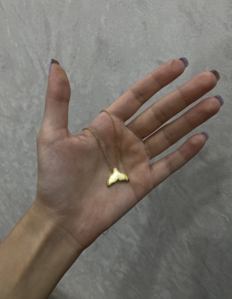 گردنبند نقره دم وال