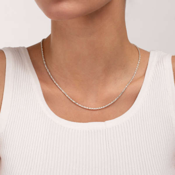 گردنبند نقره خاویاری