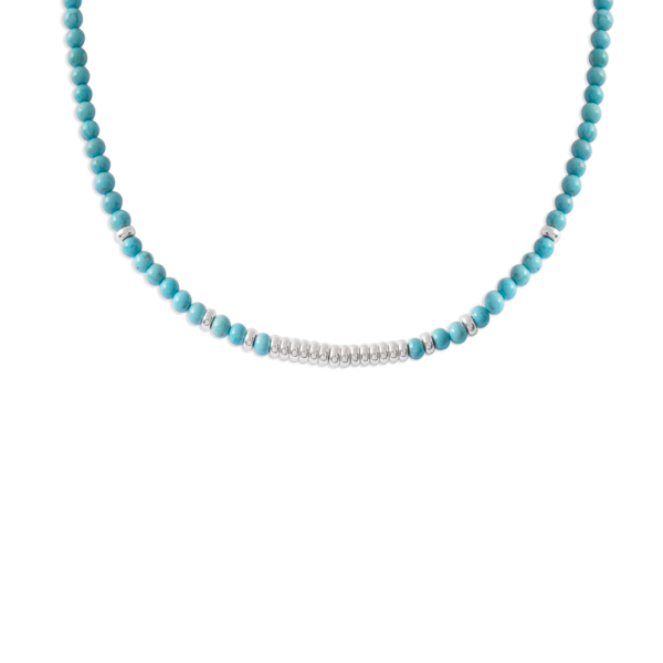 گردنبند نقره فیروزه لاجورد