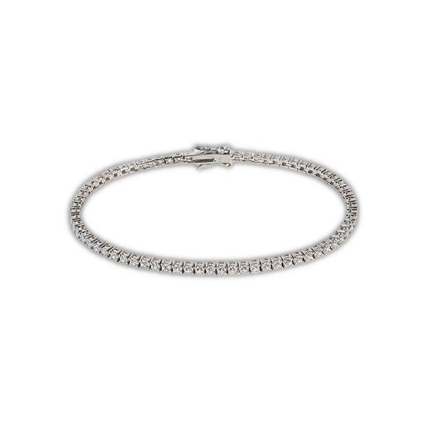 دستبند نقره تنیسی