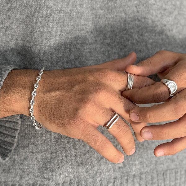 دستبند نقره تیفانی