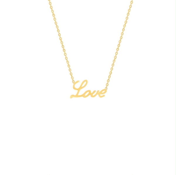 گردنبند طلا love