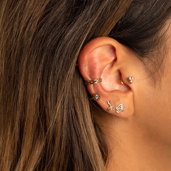 ایر کاف طلا ”ear cuff”  طلا آریشیدا
