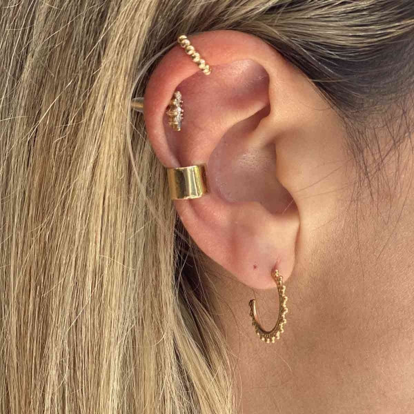 ایر کاف ”ear cuff” طلا گیره ای