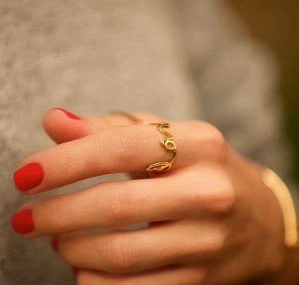 انگشتر طلا love